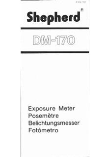 Shepherd DM 170 manual. Camera Instructions.